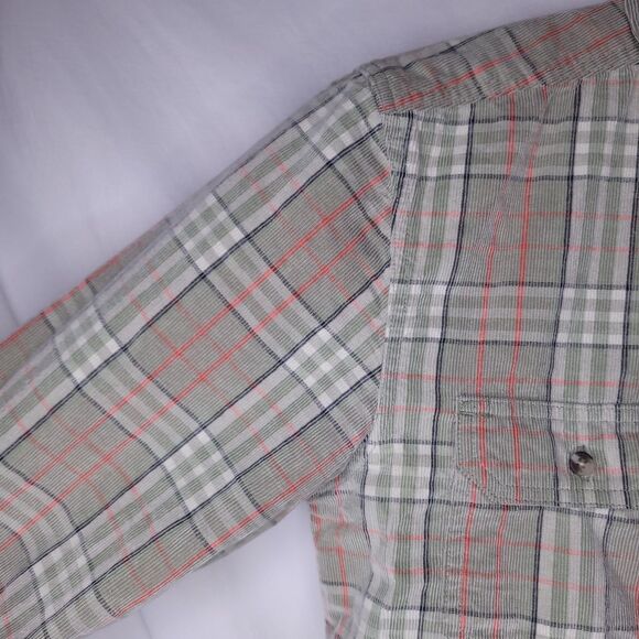 Ripcurl Corduroy Shirt Mens Small Plaid Green, Red - Picture 3 of 10